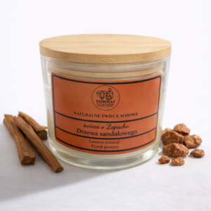 Świeczka sojowa dzrzewo sandałowe classic 450g