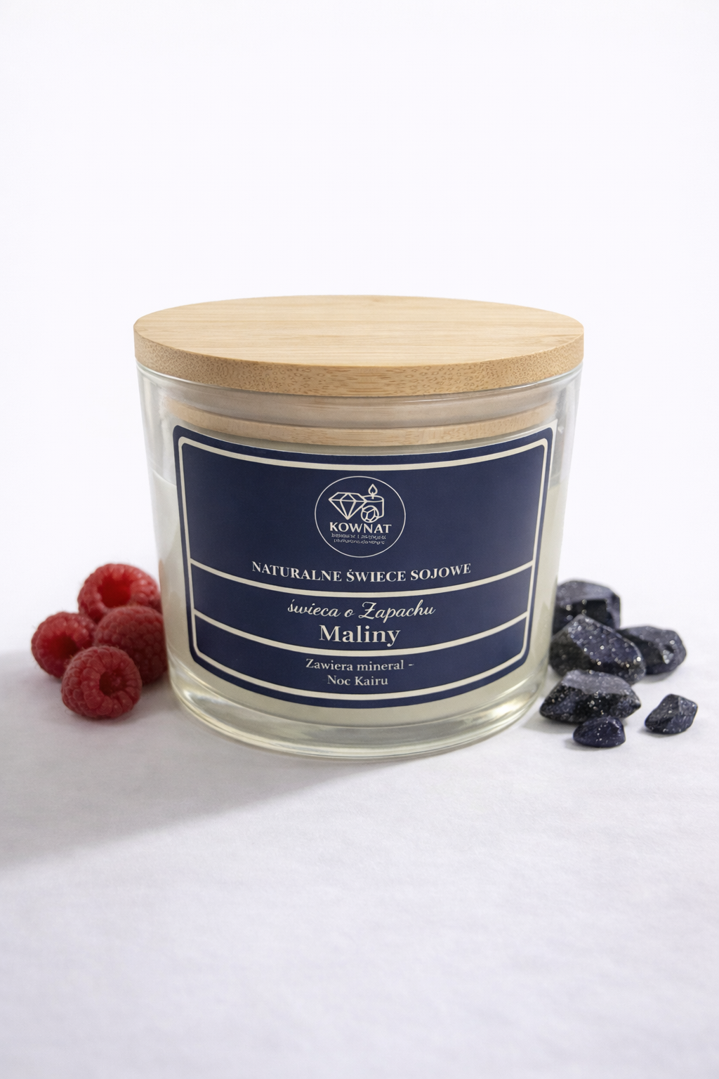 Świeca sojowa malina classic 450g Świeca sojowa malina classic 450g