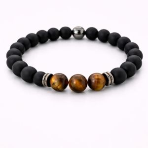 bransoletka tiger eye triple power
