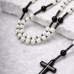różaniec onyks et hematyt
