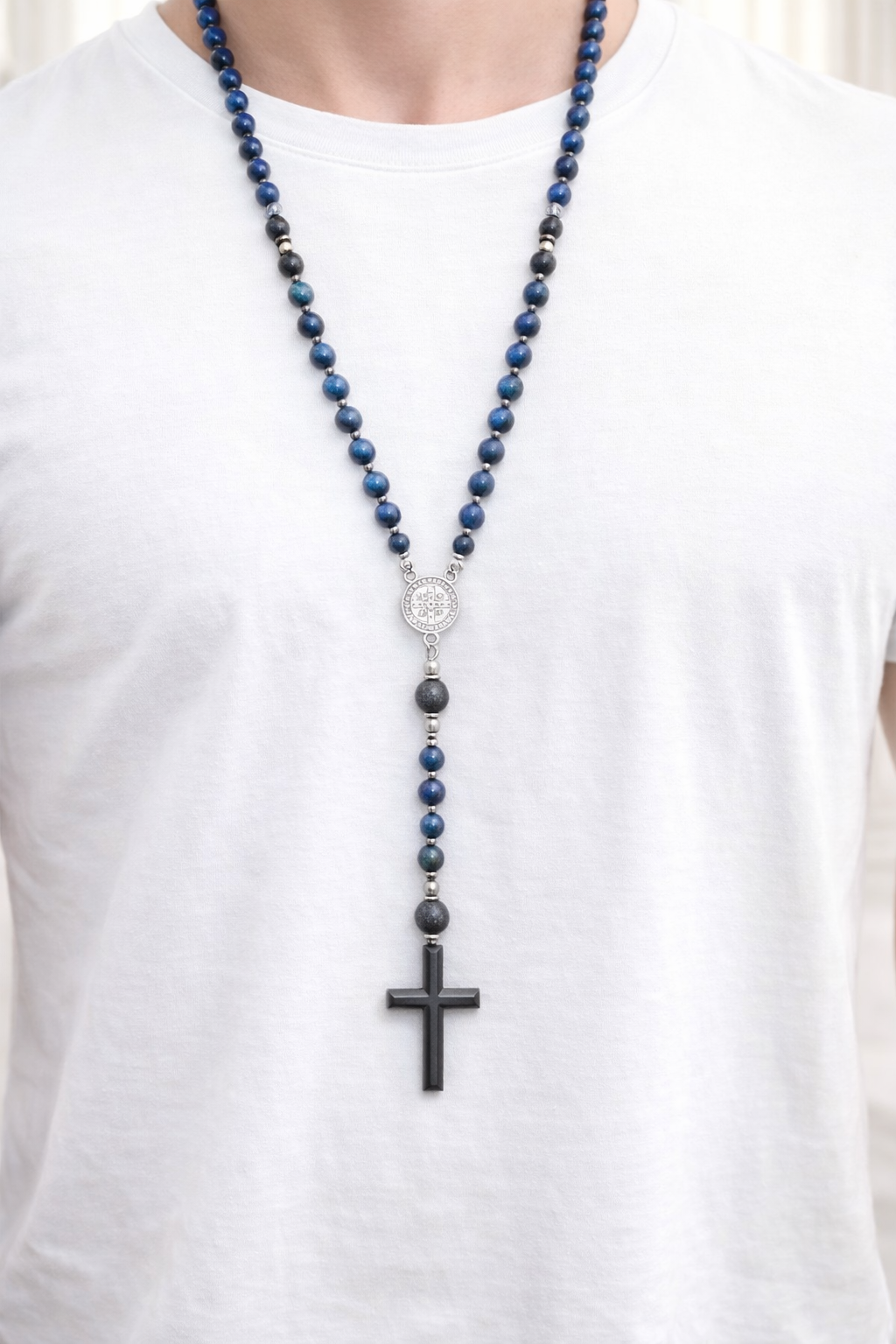 różaniec lava et lapis lazuli różaniec lava et lapis lazuli