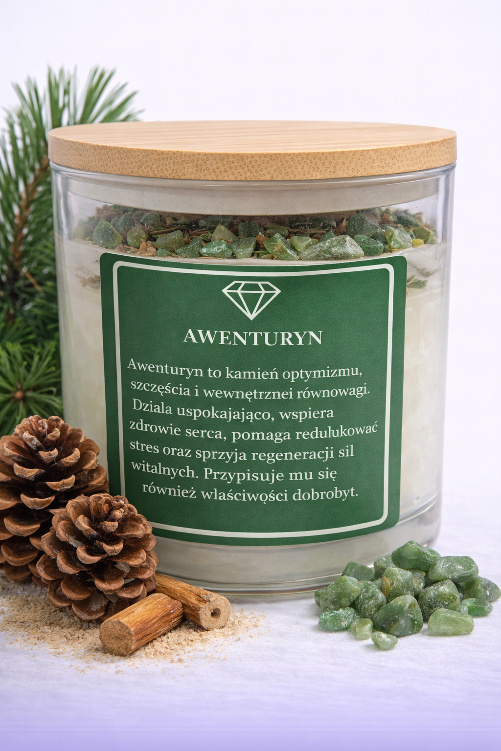 Świeczka sojowa sosna classic 450g Świeczka sojowa sosna classic 450g