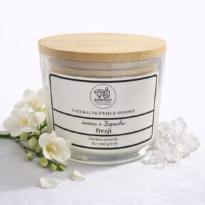 Świeca sojowa kryształ górski