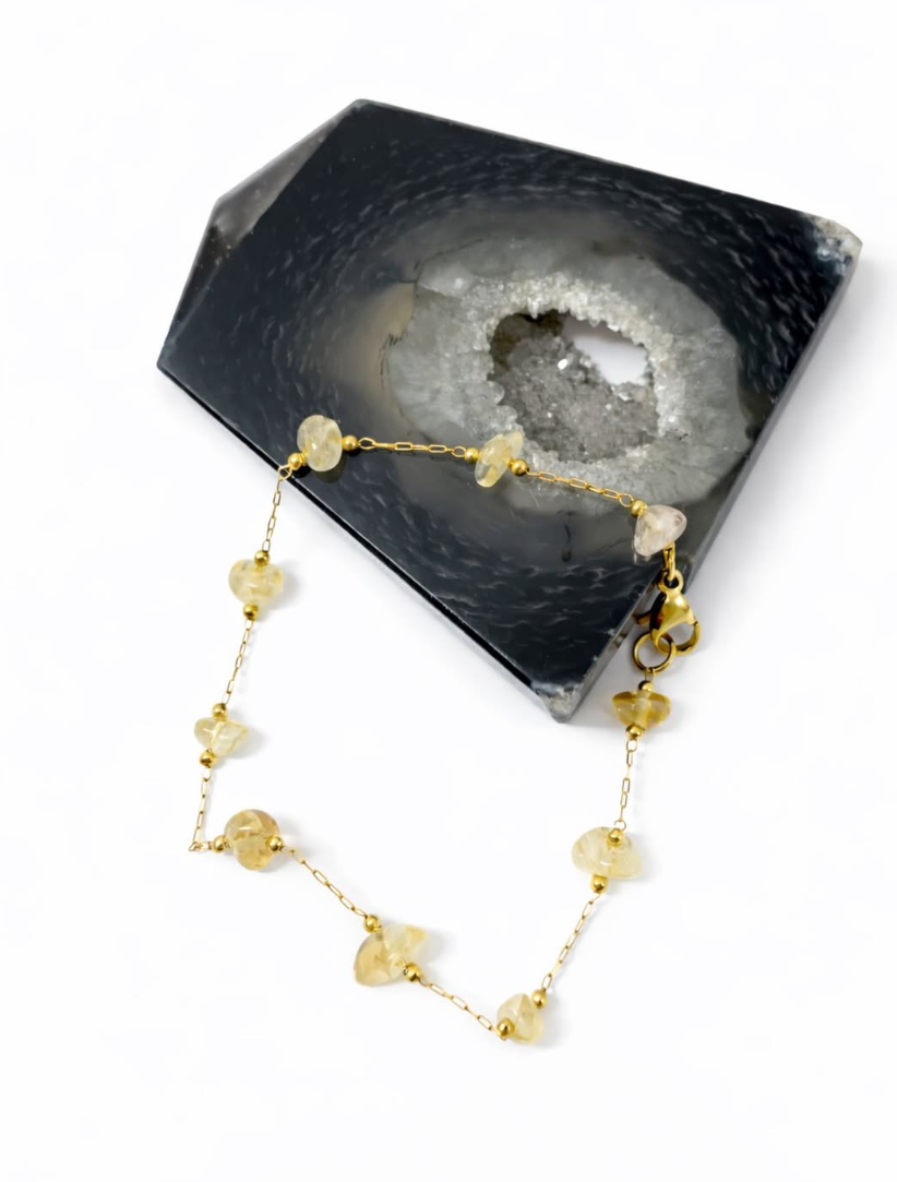 Bransoletka stal chirurgiczna – Cytryn