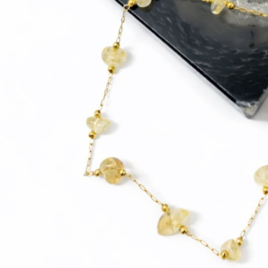 bransoletka stal chirurgiczna – cytryn